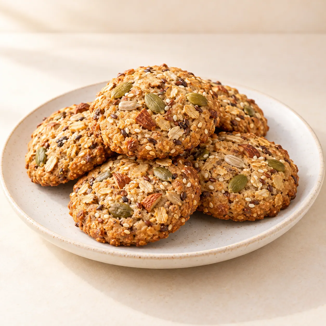 Royal Multigrain Delight Cookies - AI illustration