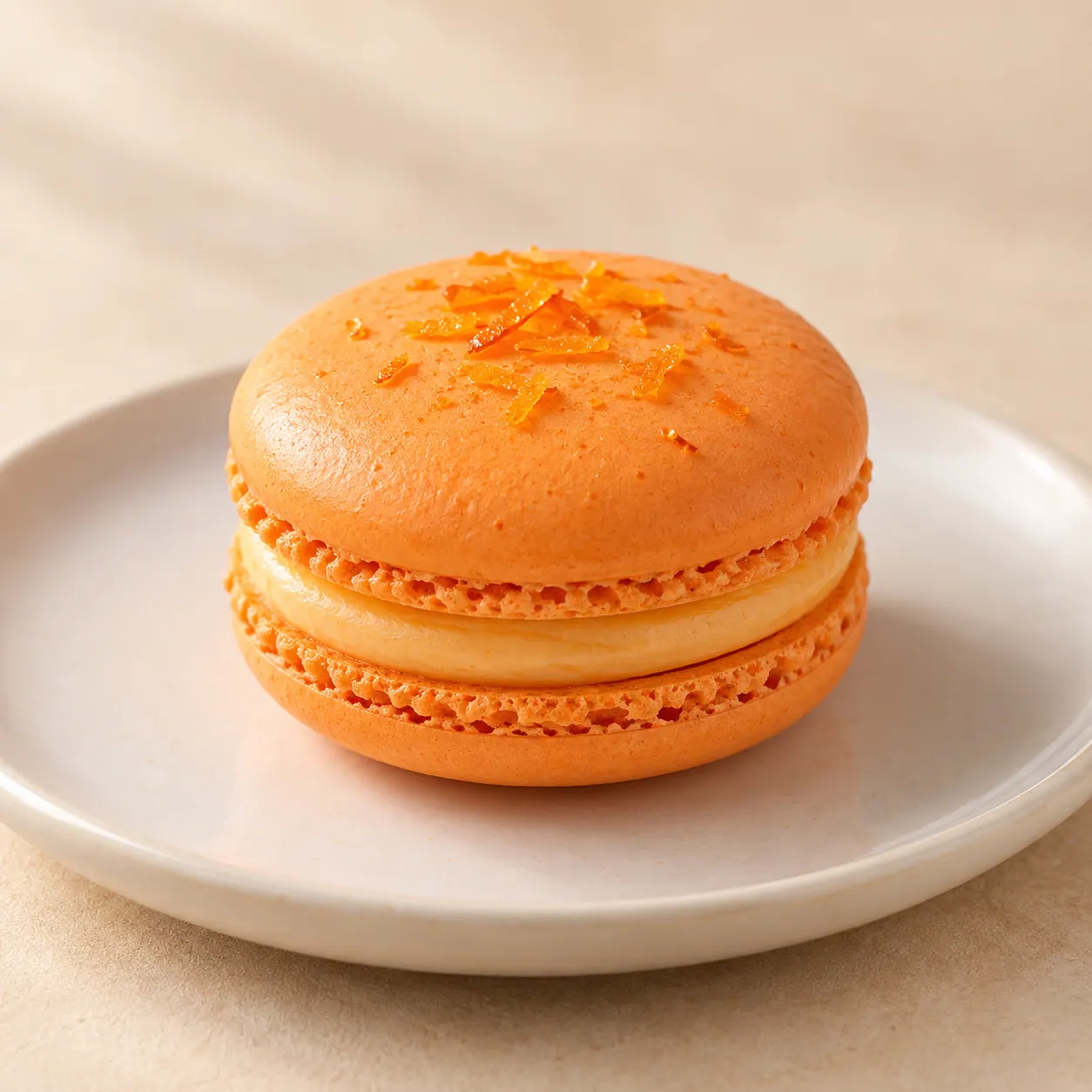 Orange Macron - AI illustration