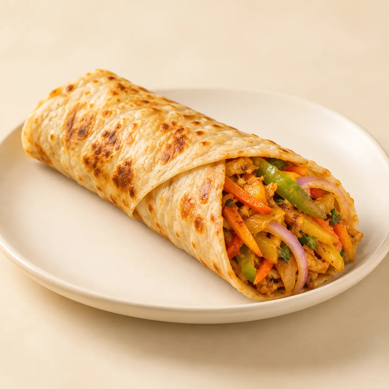 Veg Roll — AI illustration