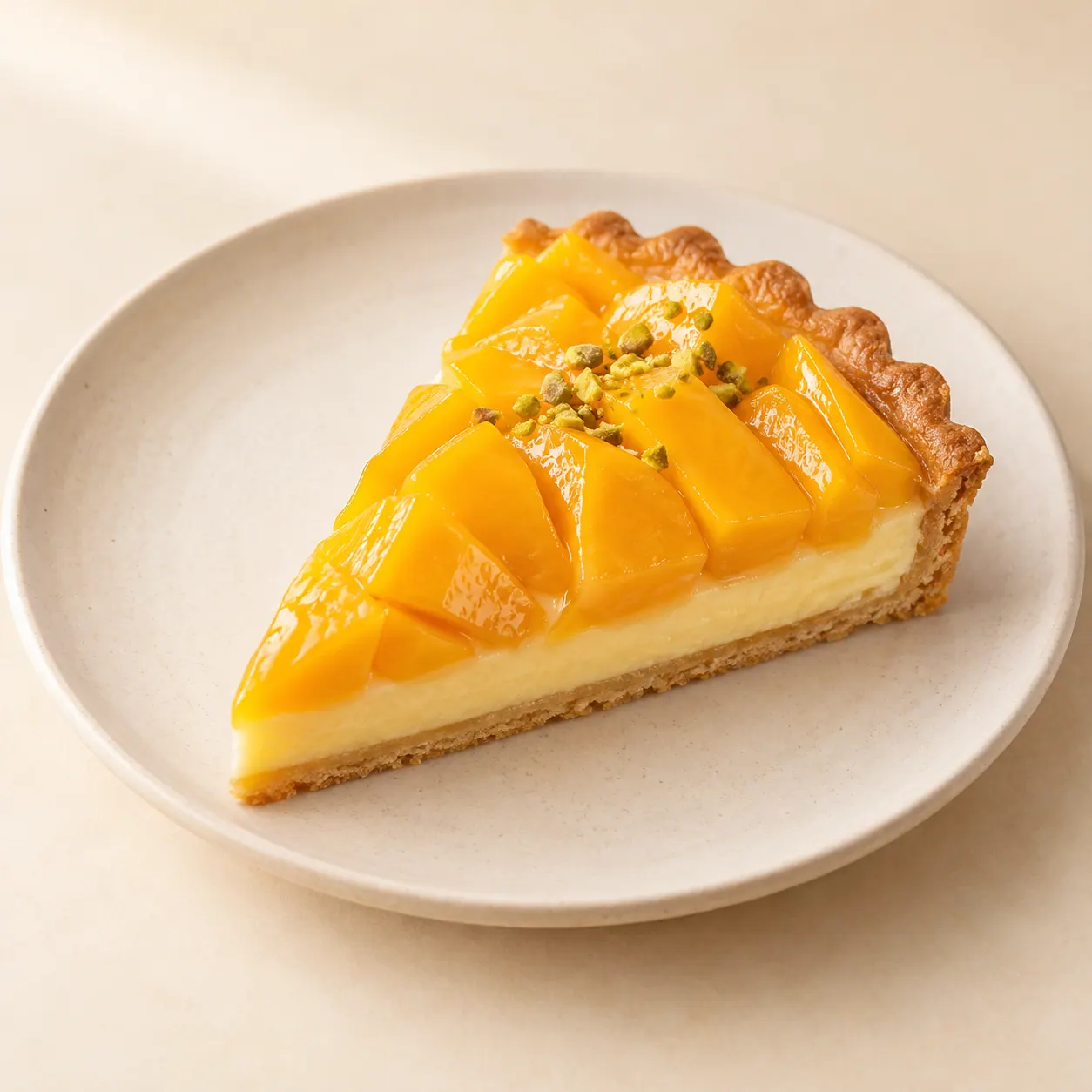 Mango Tart - AI illustration