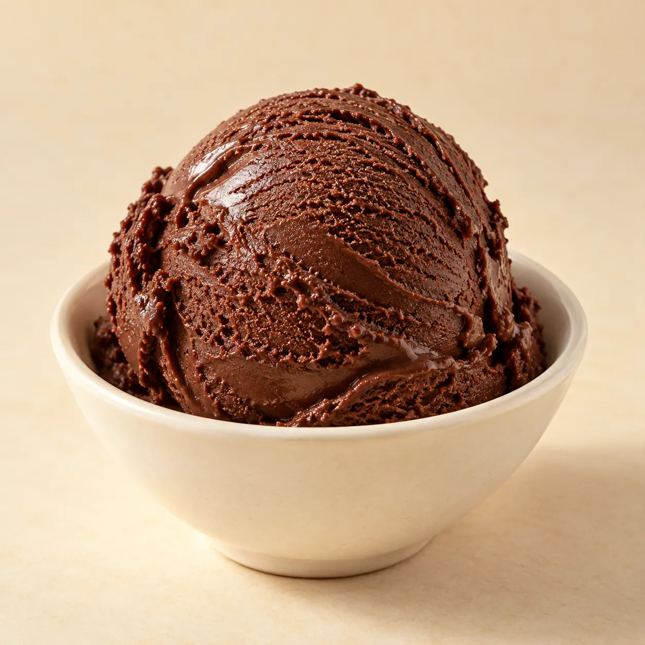 Dark Chocolate Gelato — AI illustration