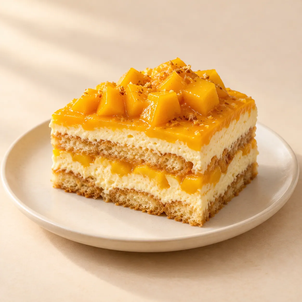 Mango Tiramisu - AI illustration