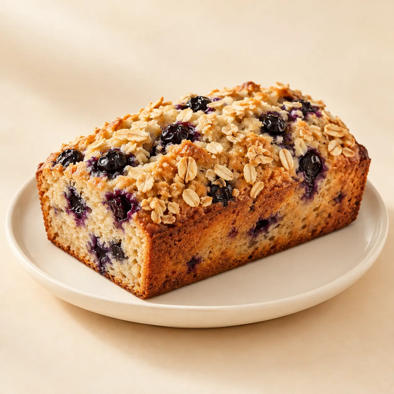 Oats Blueberry Dry Cake — AI illustration