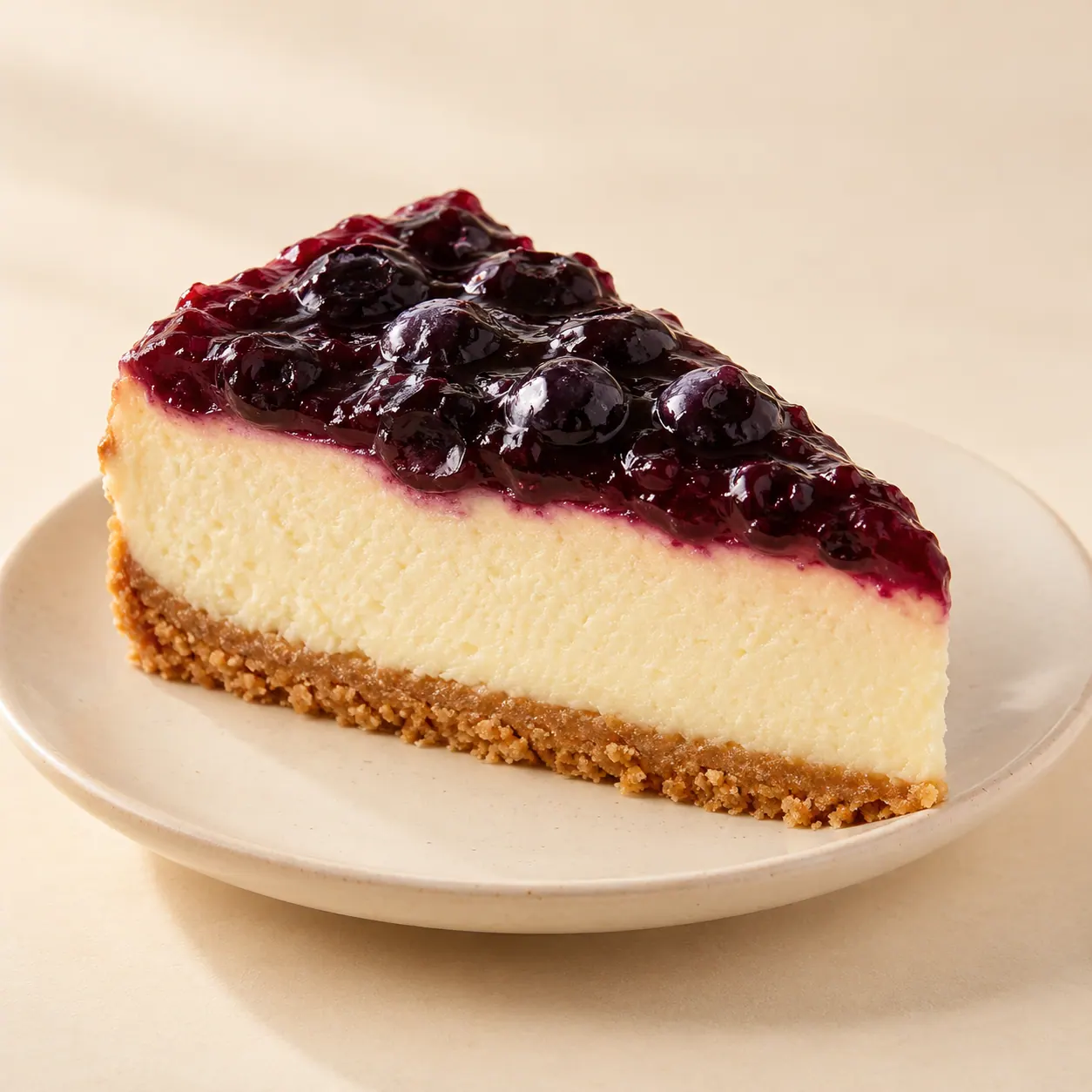 Blueberry Cheesecake — AI illustration