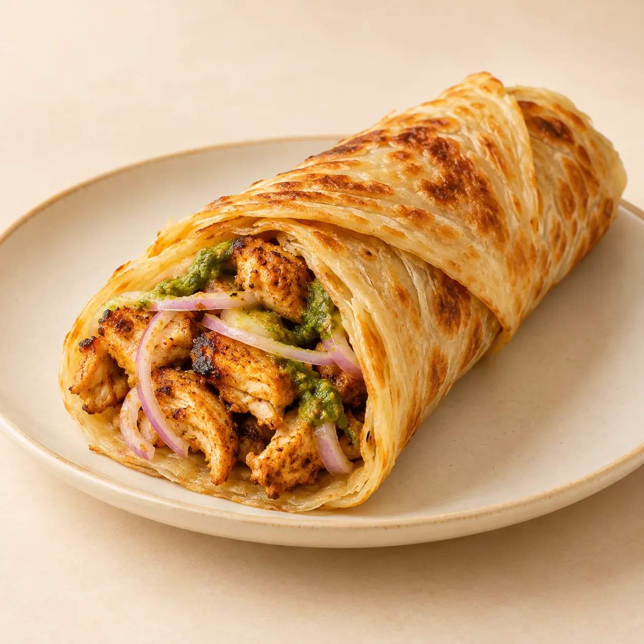 Chicken Roll — AI illustration