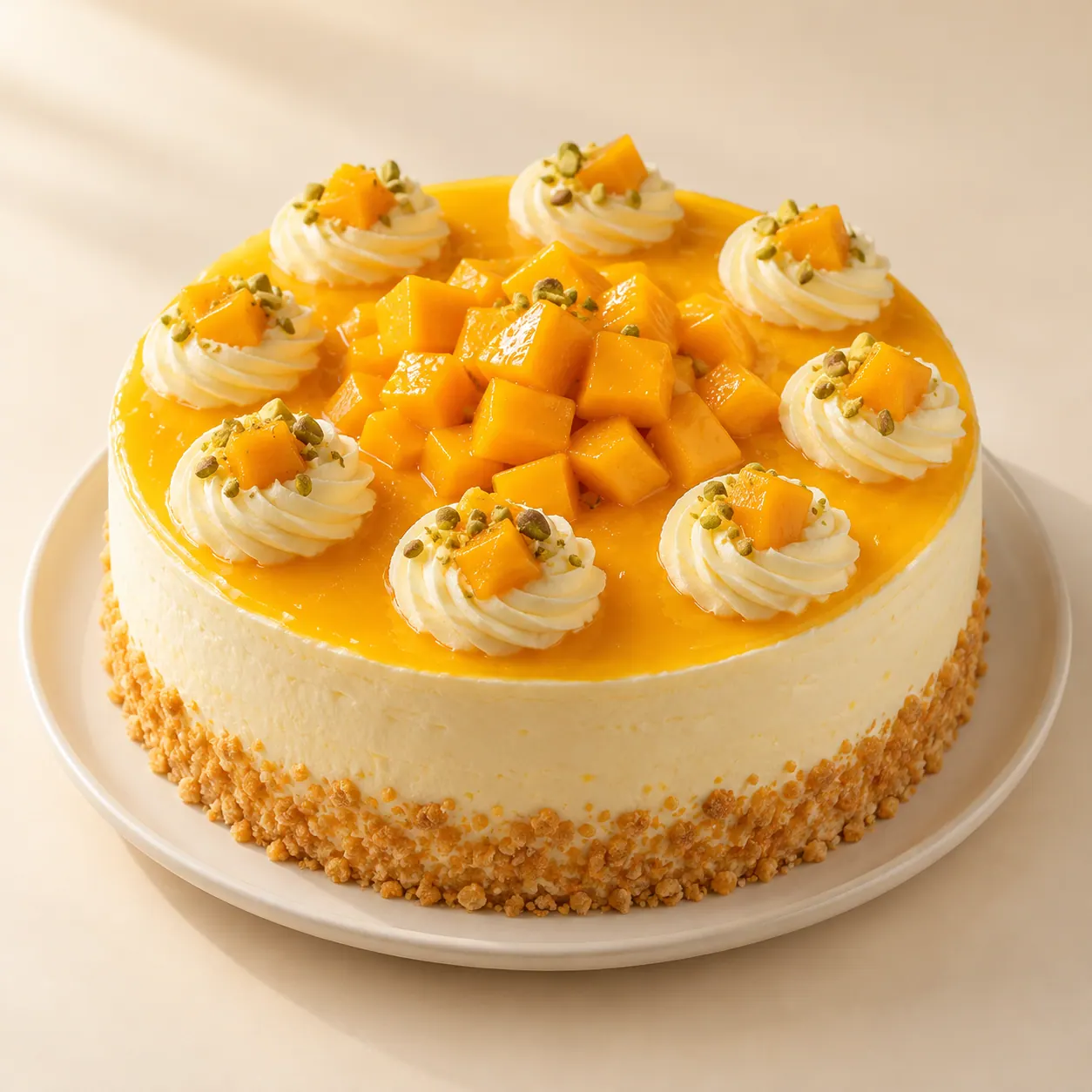 Mango Cake 1 Kg - AI illustration