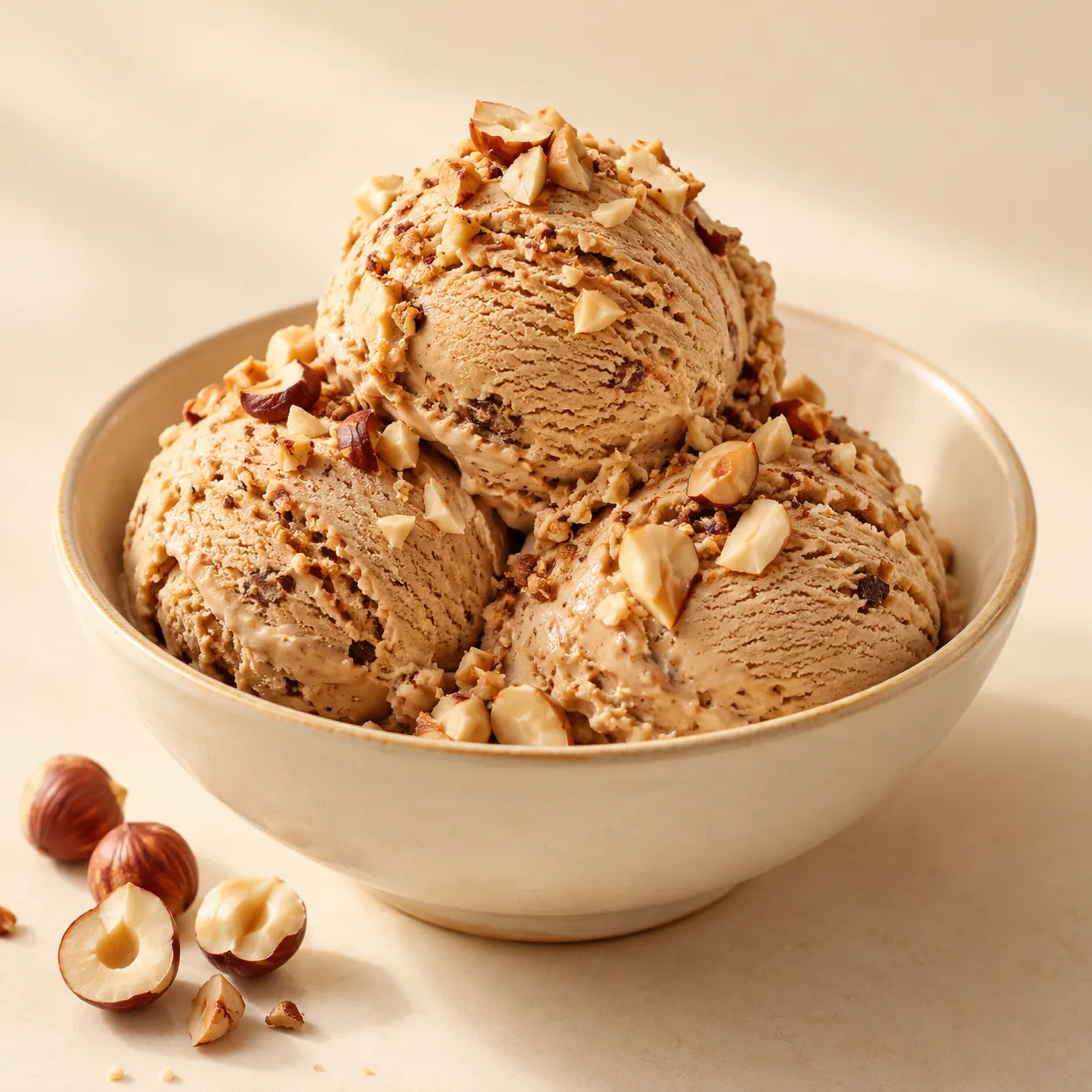 Coffee Hazelnut Gelato — AI illustration