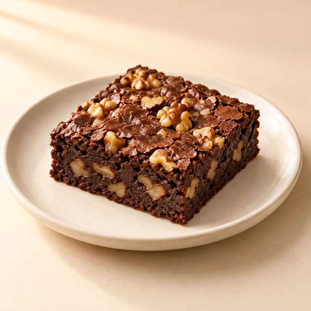 Ragi Walnut Brownie - AI illustration