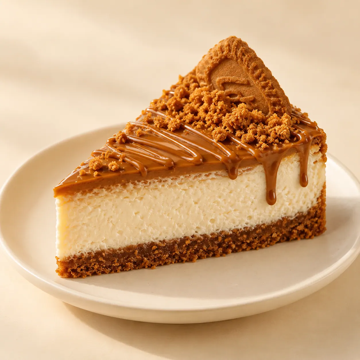 Lotus Cheesecake — AI illustration