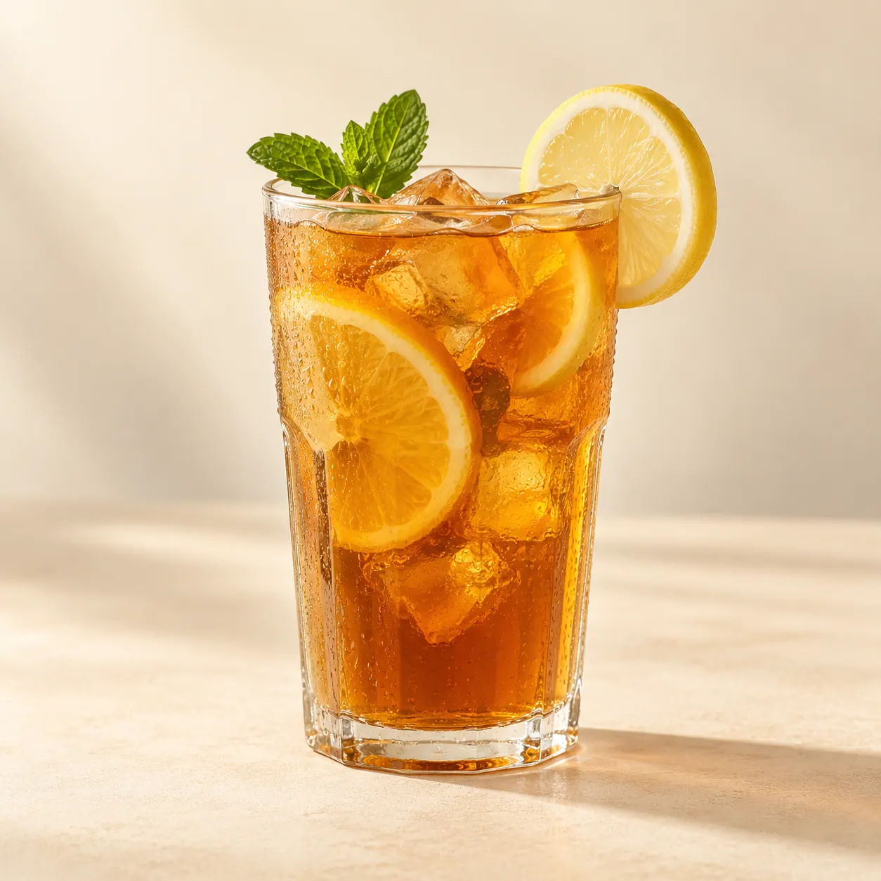 Lemon Iced Tea — AI illustration