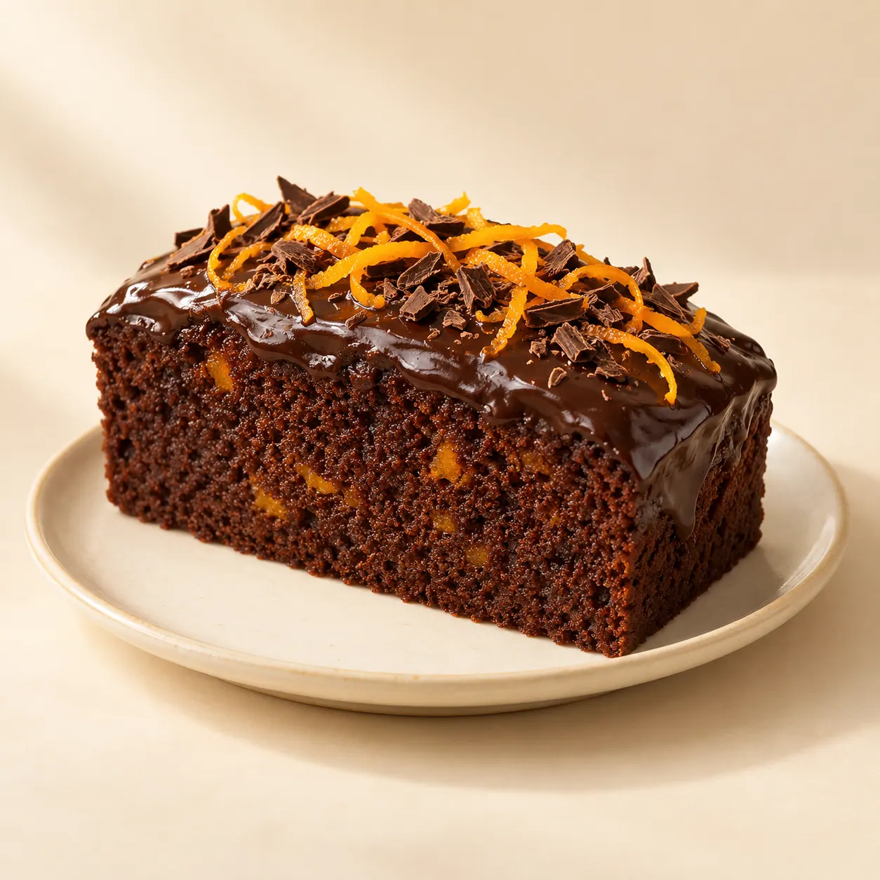 Chocolate Orange Cake — AI illustration