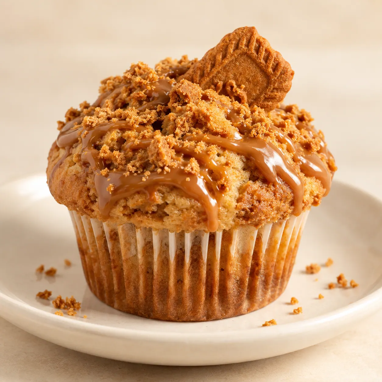 Lotus Biscoff Muffin — AI illustration