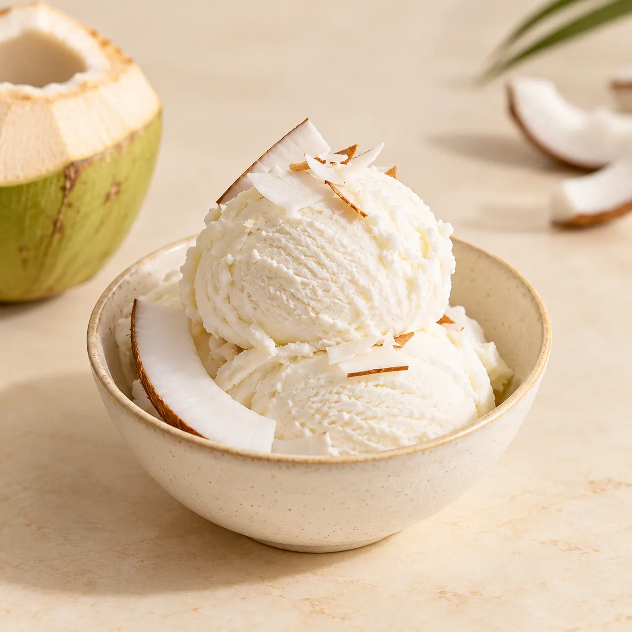 Tender Coconut Gelato — AI illustration