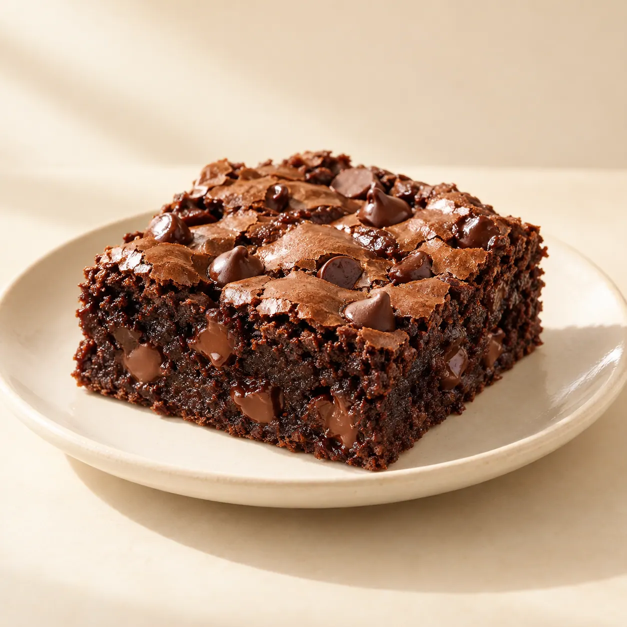 Choco Chips Brownie — AI illustration