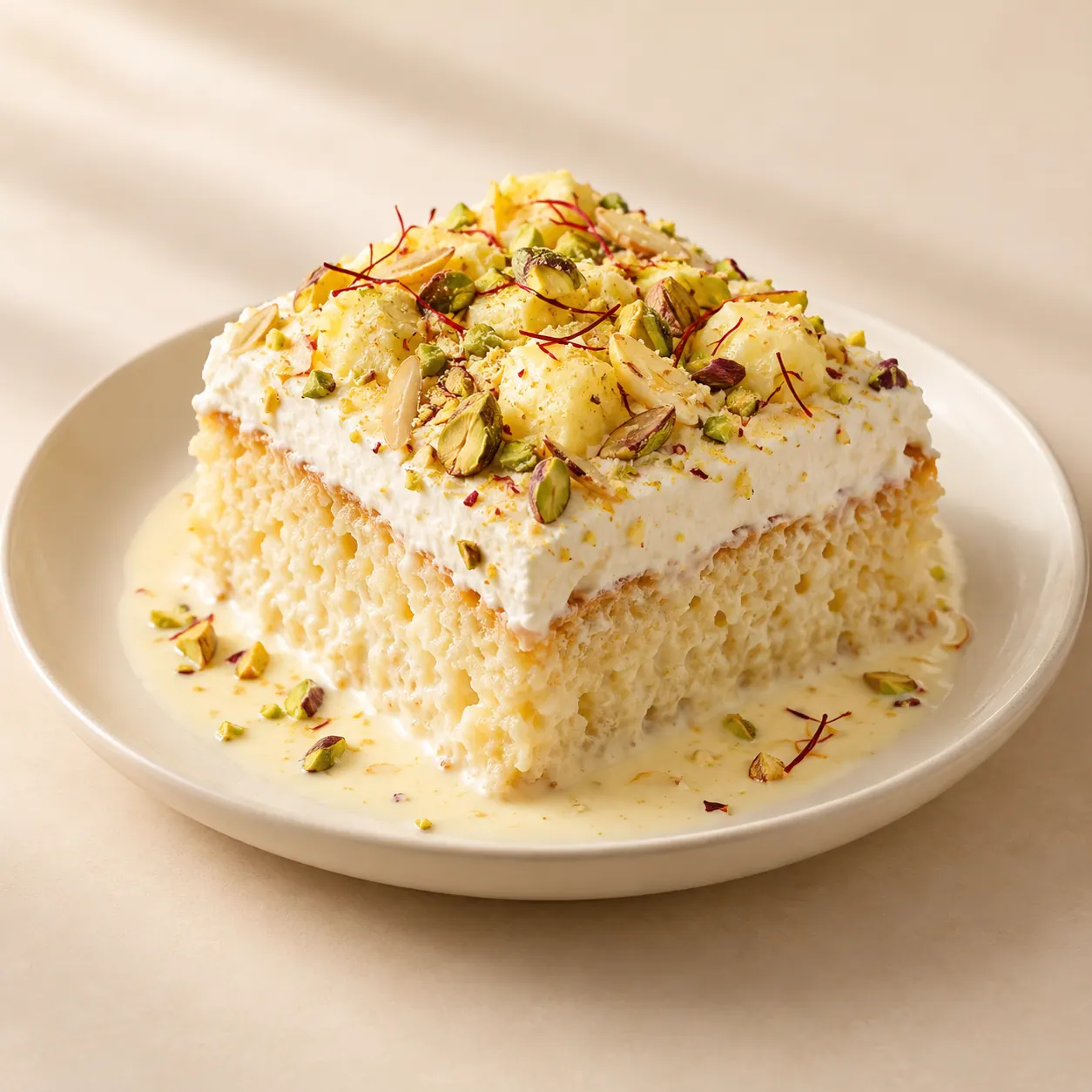 Rasmalai Tres Leches - AI illustration