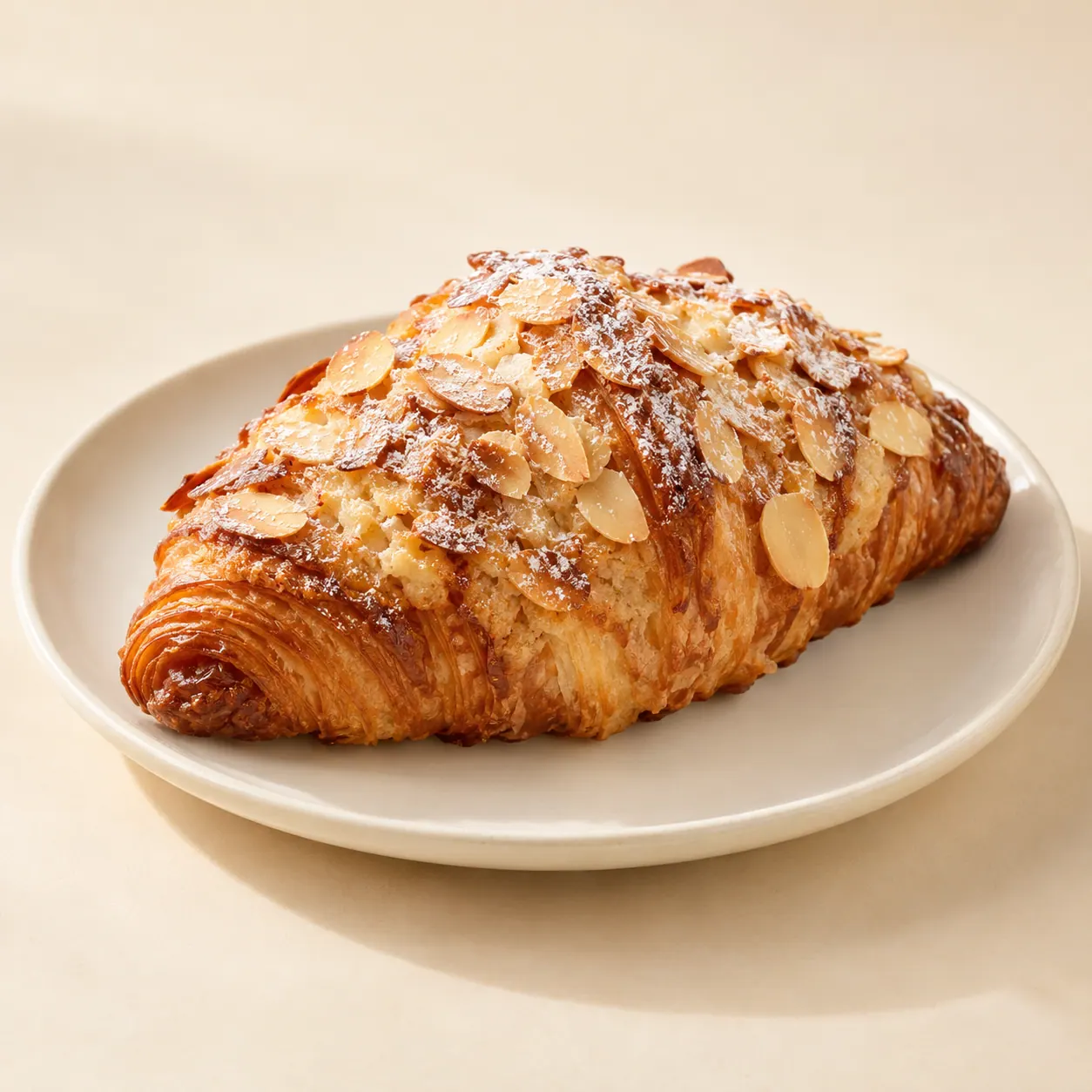 Almond Croissant — AI illustration
