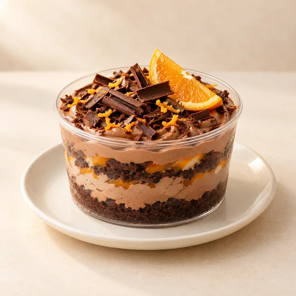 Chocolate Orange Tub - AI illustration