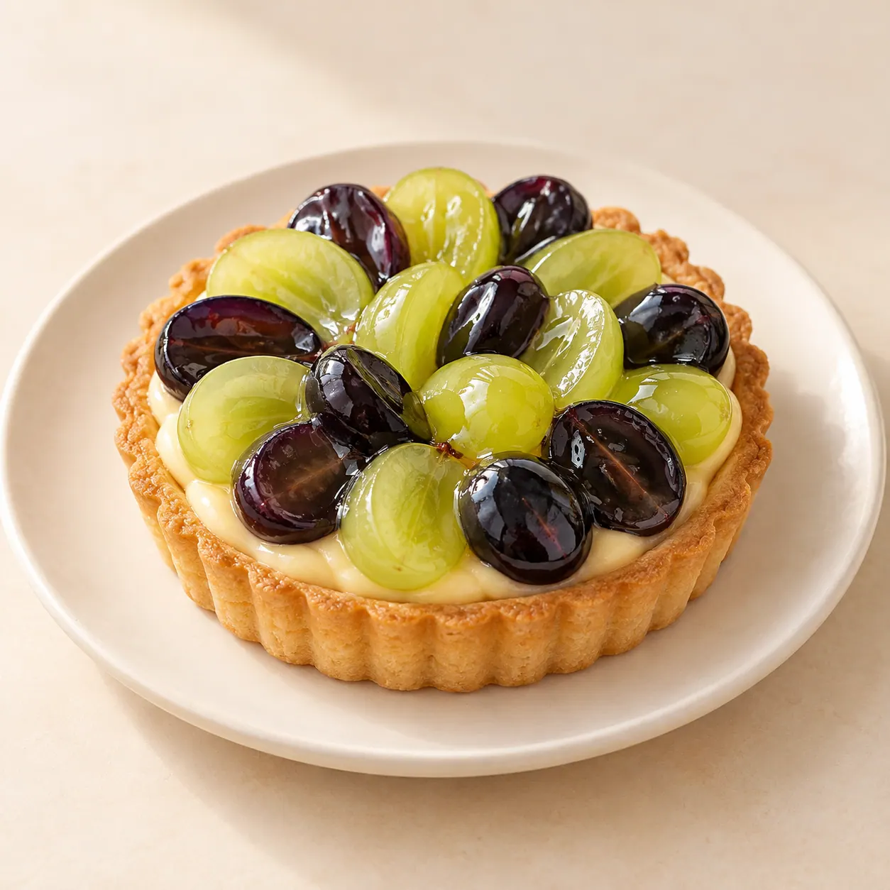 Fresh Grape / Fruit Tart - AI illustration
