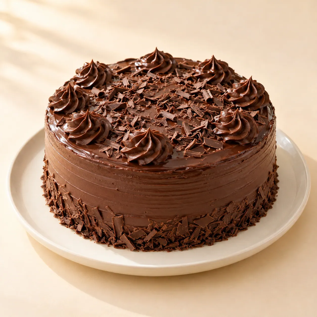Soft Chocolate Cake - AI illustration