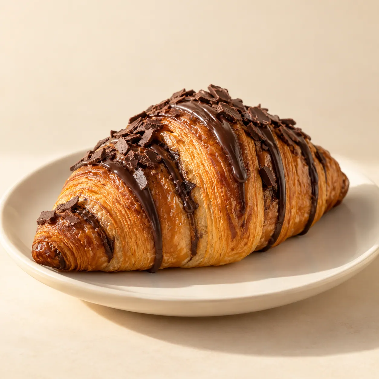 Chocolate Croissant — AI illustration