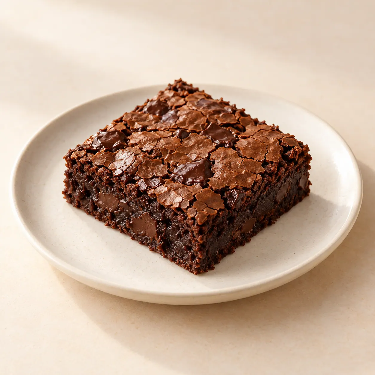 Classic Chocolate Brownie - AI illustration